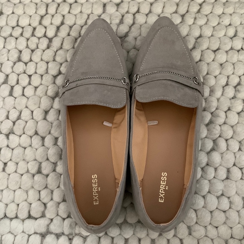 Express suede loafer